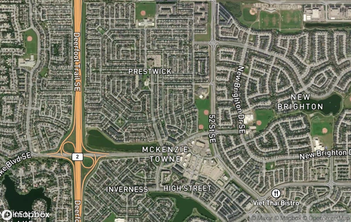 Auburn Bay aerial view