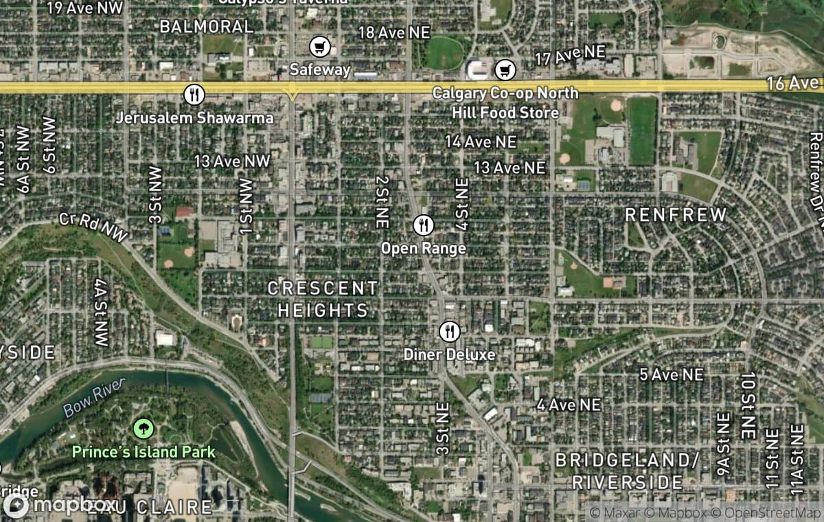 Bridgeland aerial view