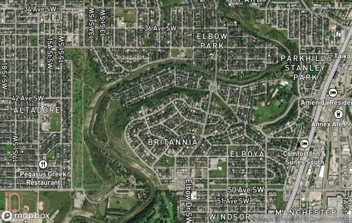 Britannia aerial view