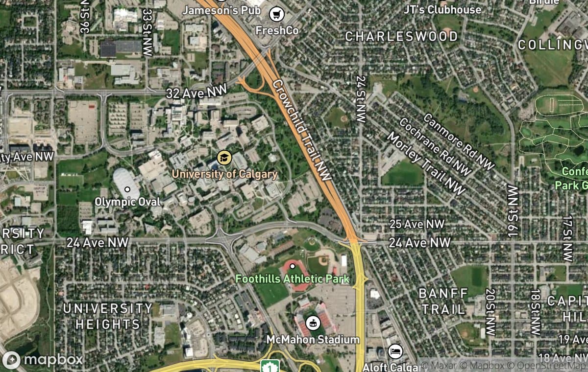 Capitol Hill aerial view