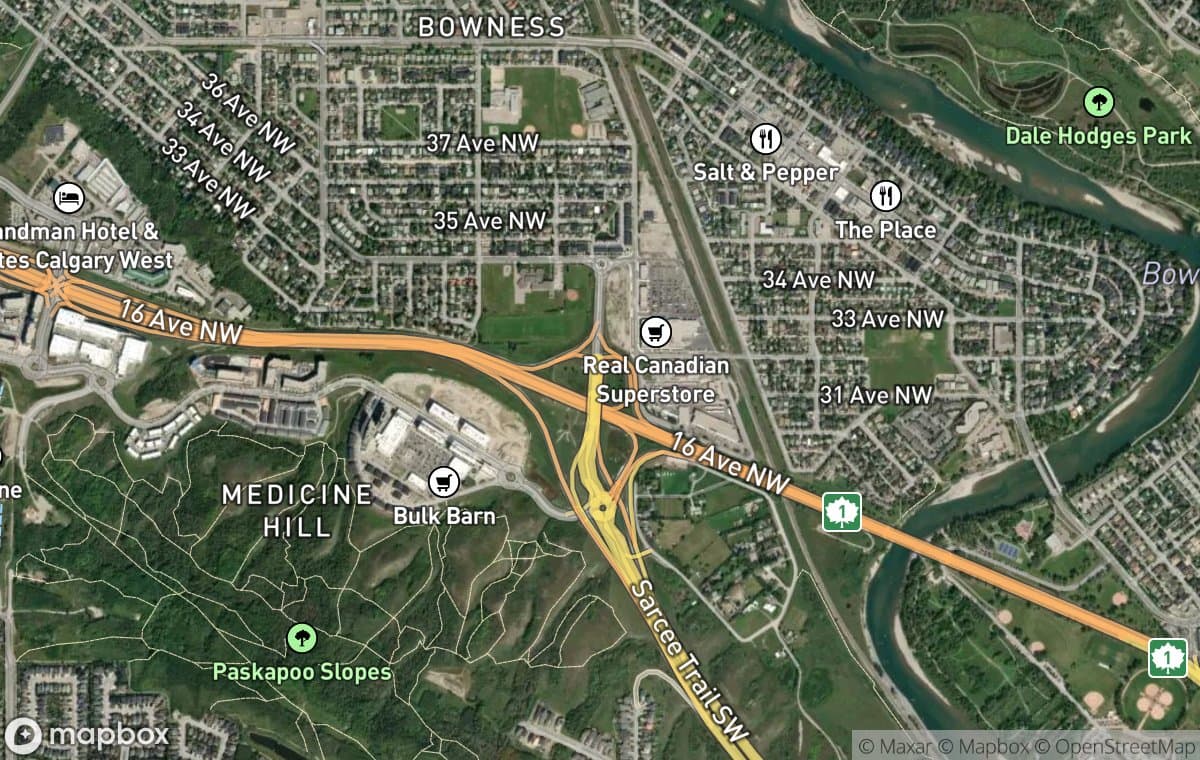 Charleswood aerial view