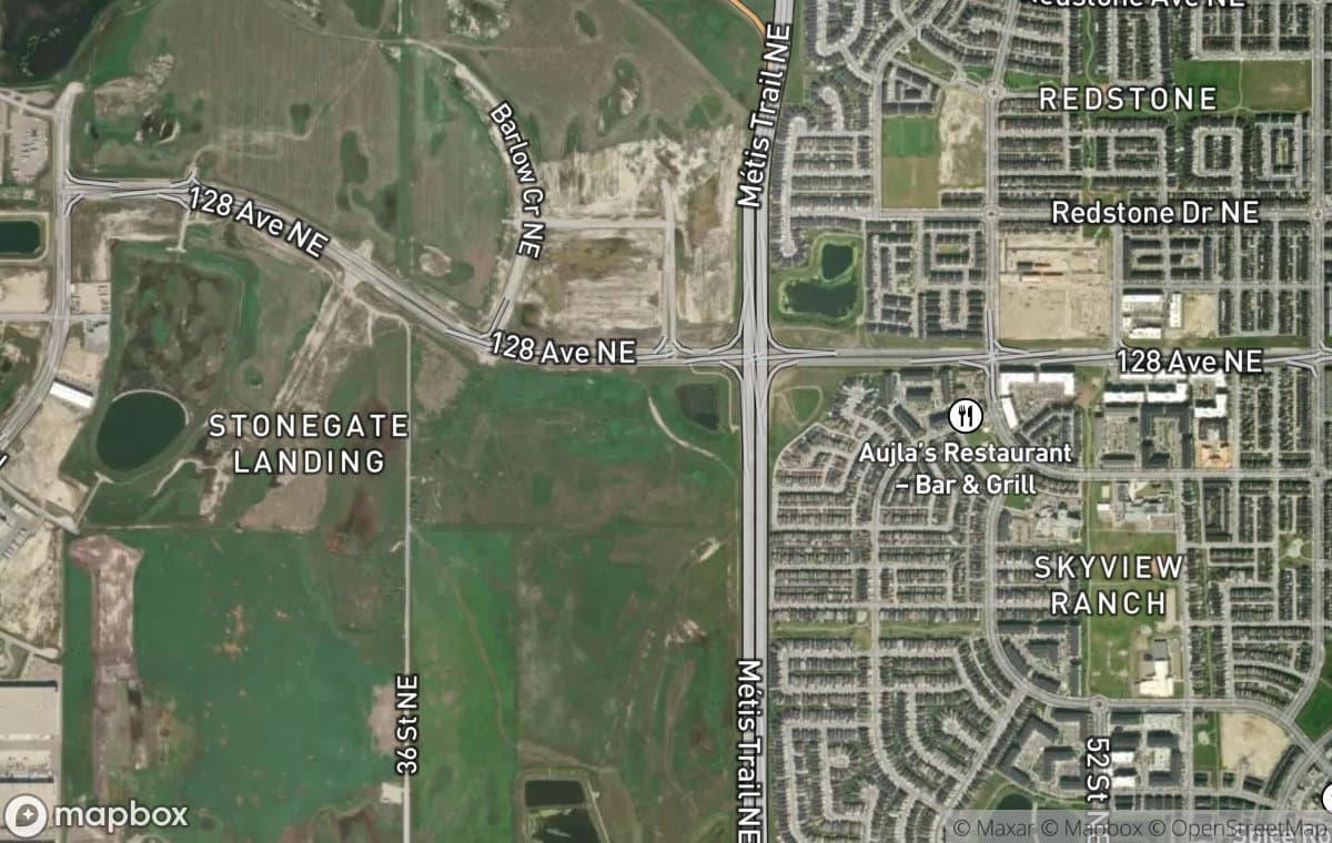 Cityscape aerial view