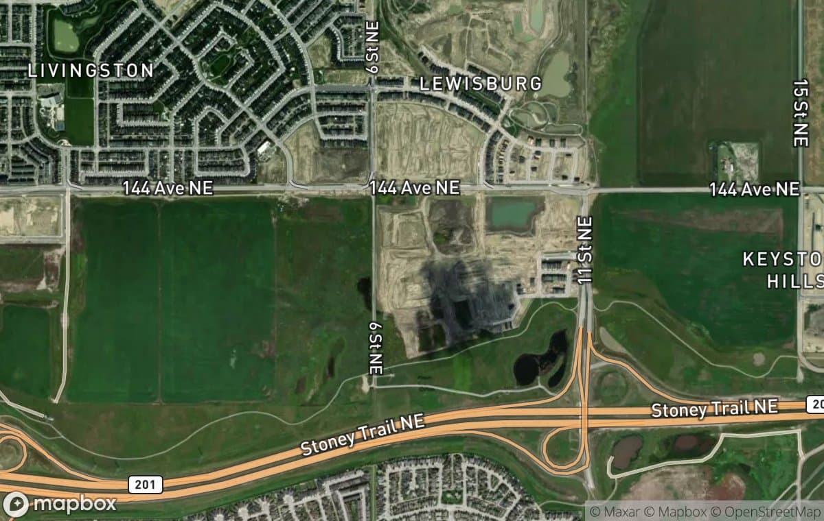 Cornerstone aerial view