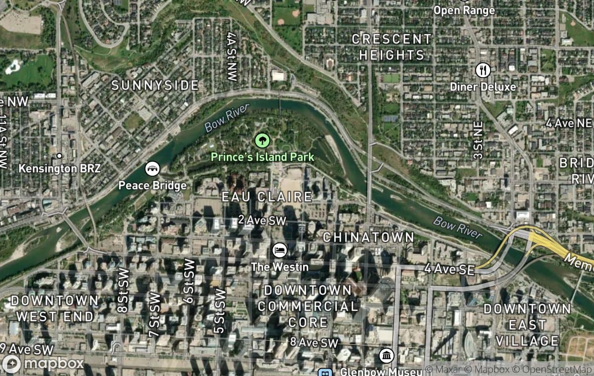 Eau Claire aerial view