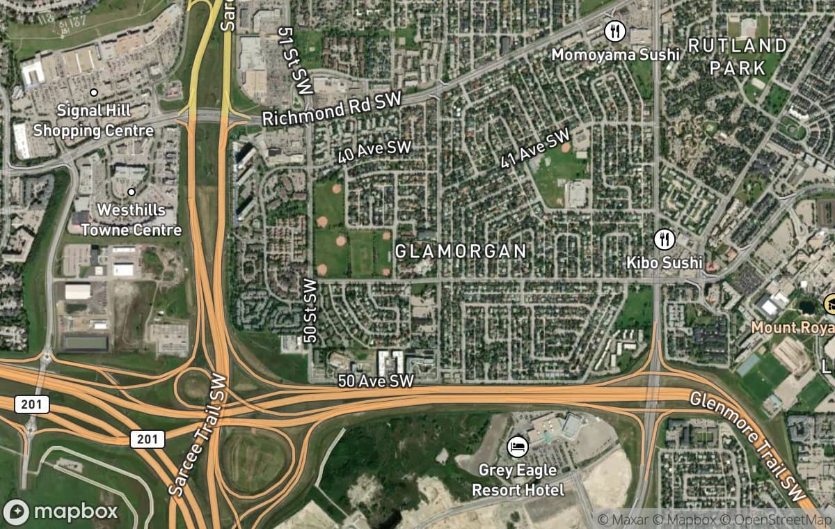 Glamorgan aerial view