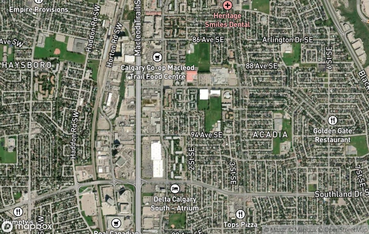 Haysboro aerial view