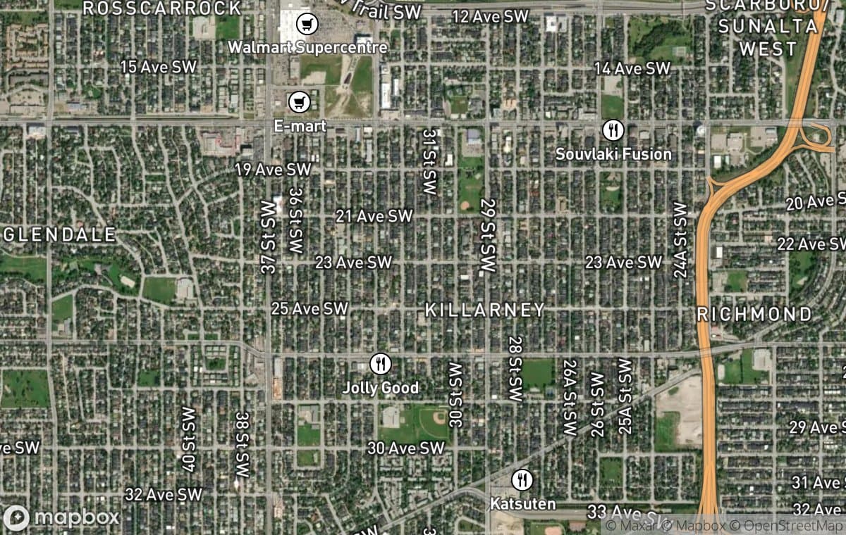 Killarney aerial view