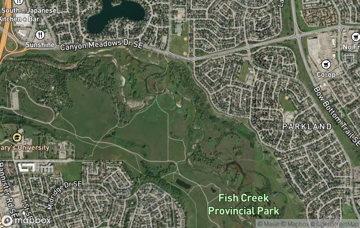 Lake Bonavista aerial view