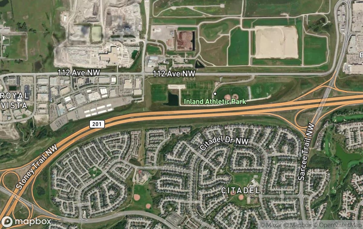 Nolan Hill aerial view