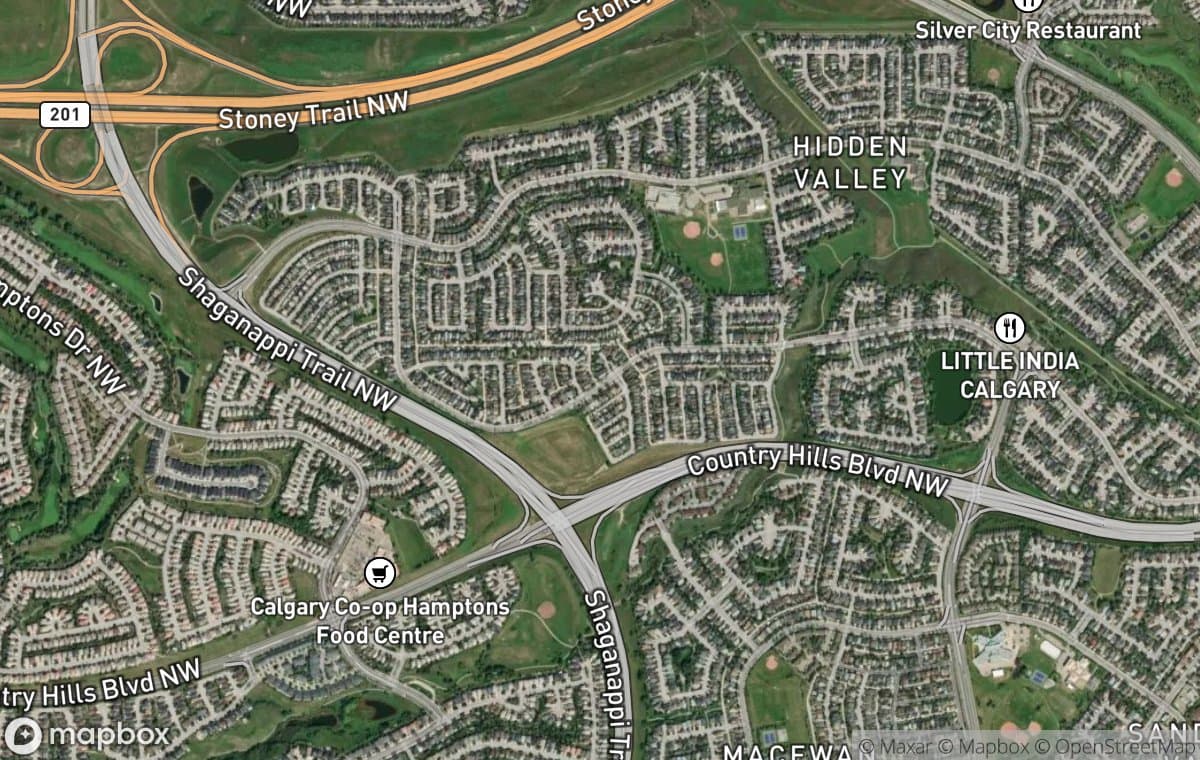 Panorama Hills aerial view