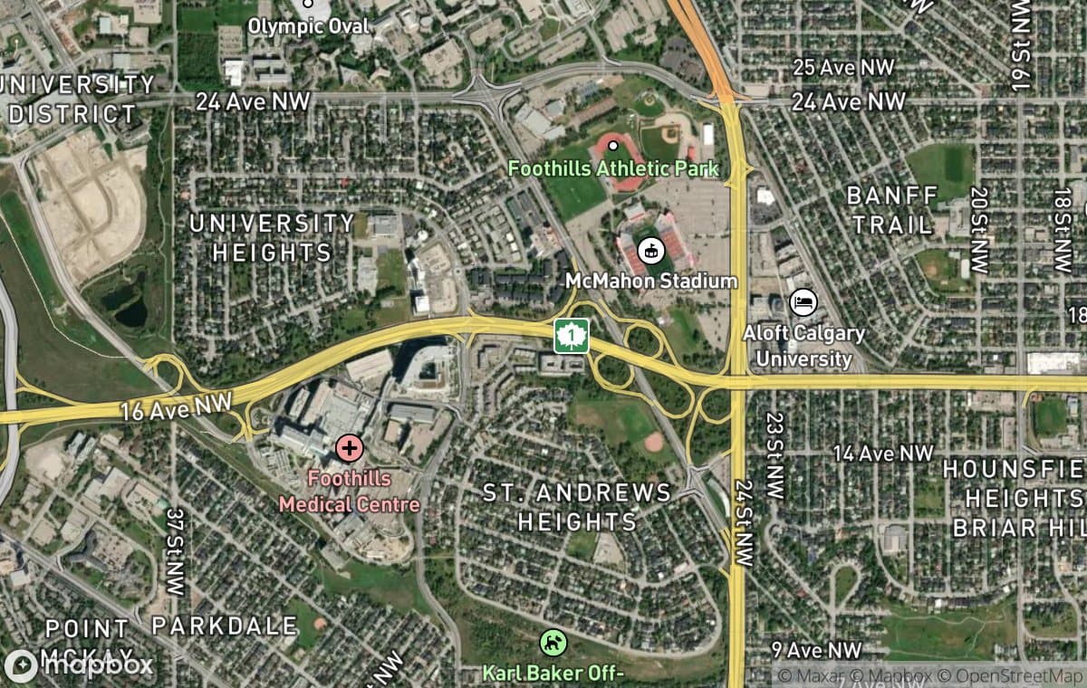 Parkdale aerial view