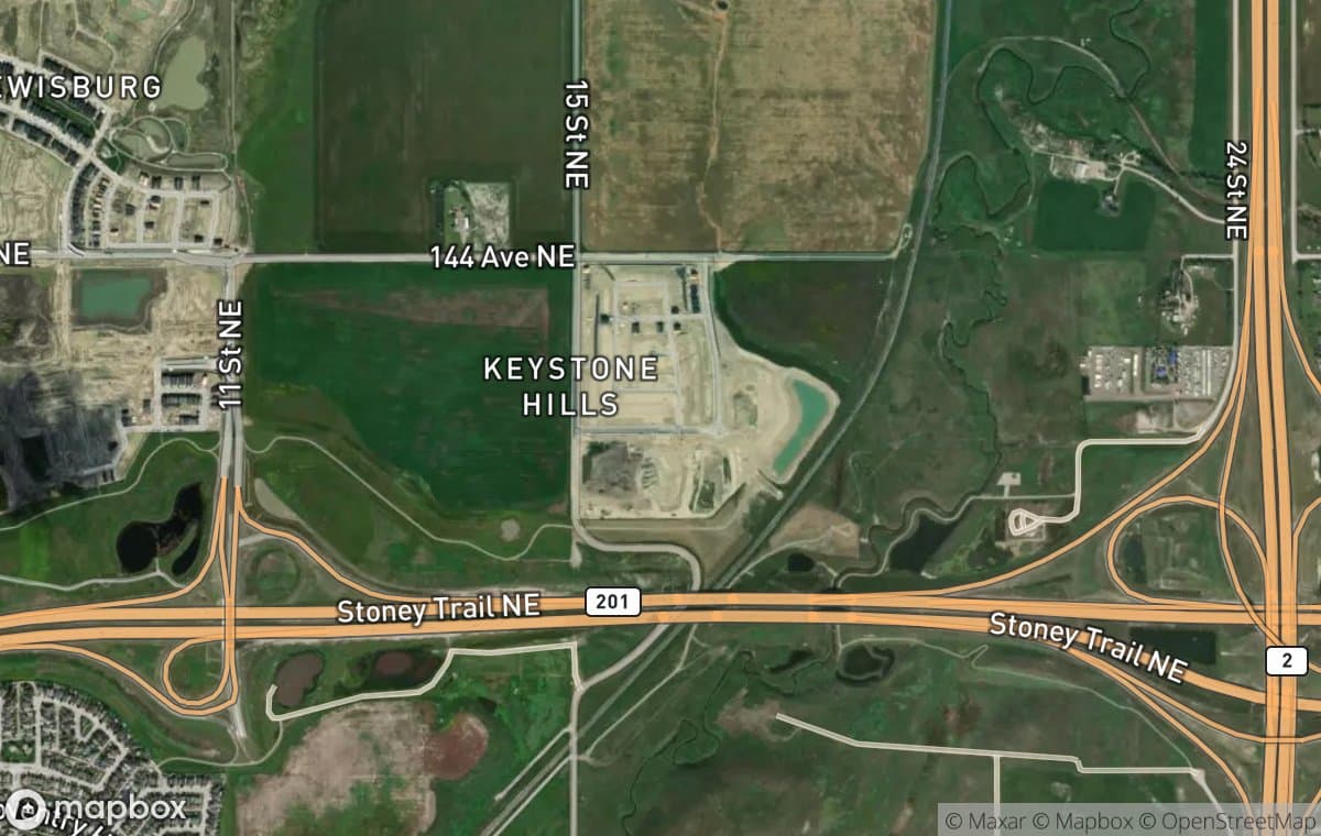 Redstone aerial view