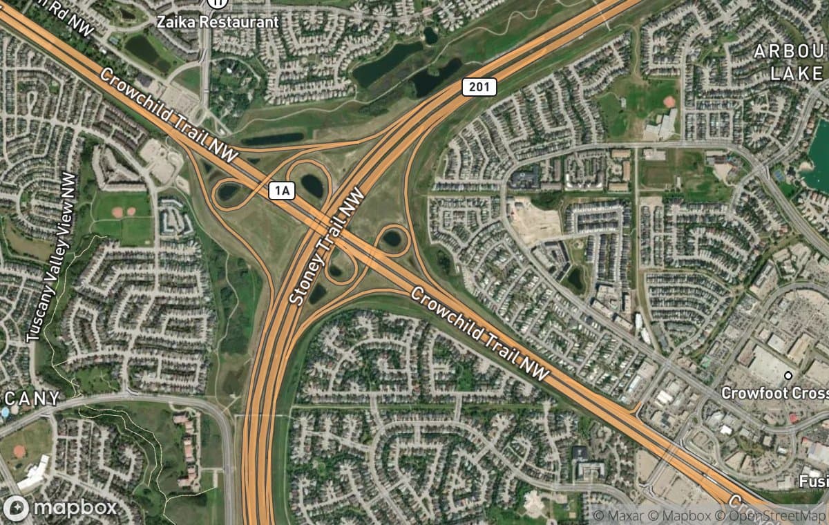 Rocky Ridge aerial view