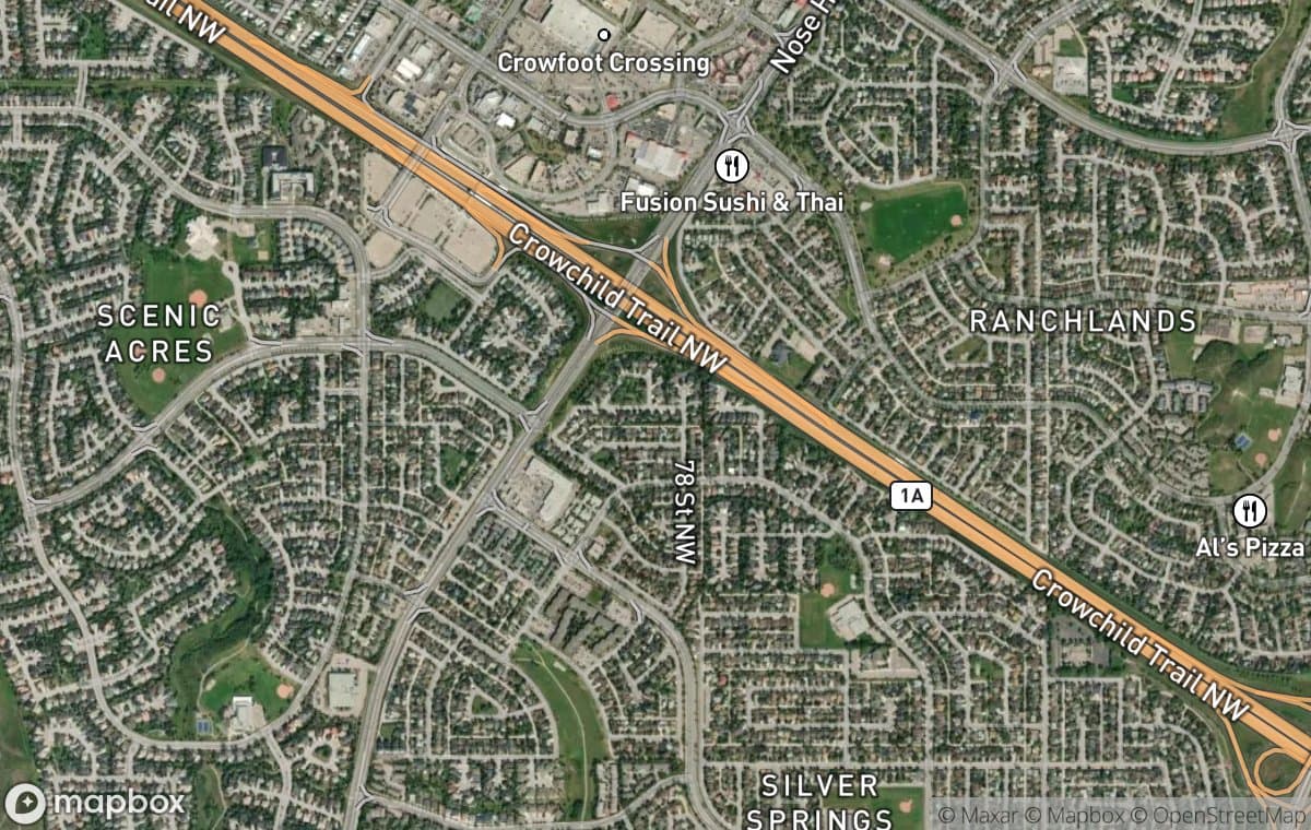 Royal Oak aerial view