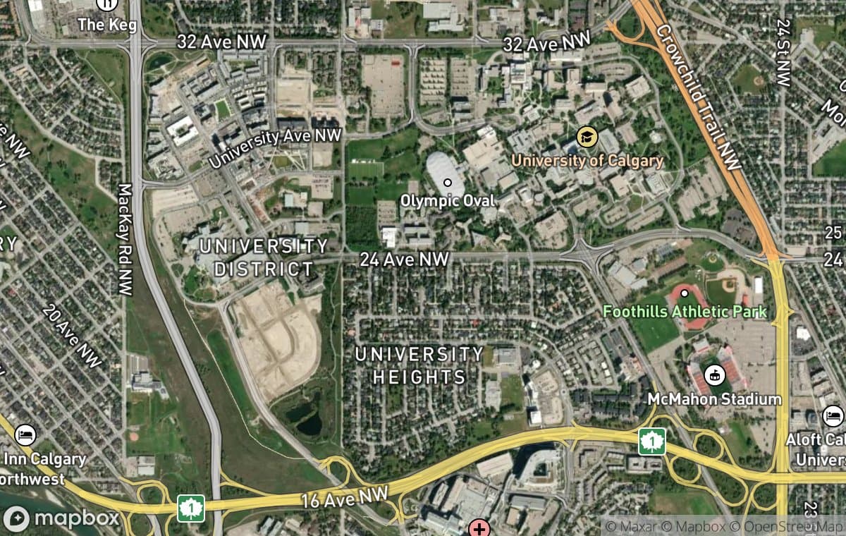 St. Andrews Heights aerial view
