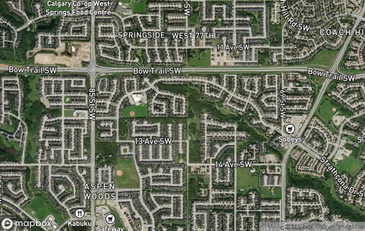 Strathcona Park aerial view