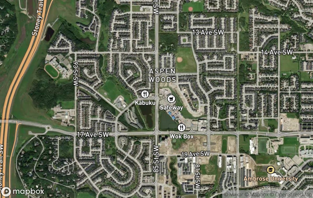 West Springs aerial view